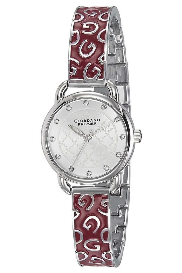 Giordano analog silver on sale dial women's watch