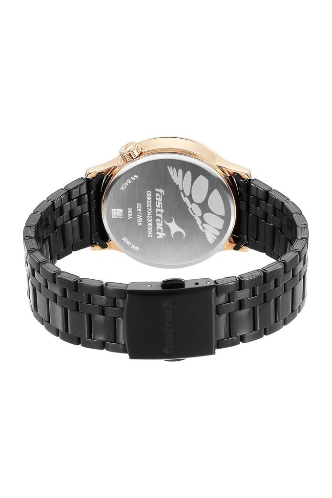 Fastrack ss black hot sale