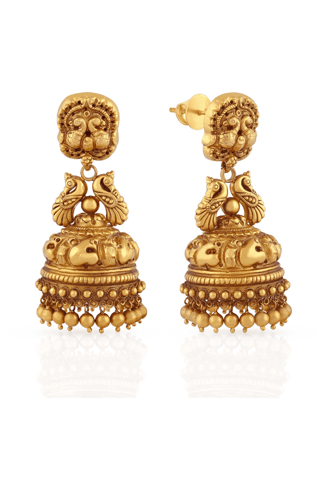 Gold Earrings  Latest Gold Earrings Designs With Weight And Price  Free  Transparent PNG Download  PNGkey