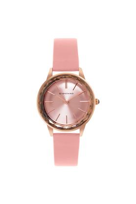 Giordano pink dial on sale watch