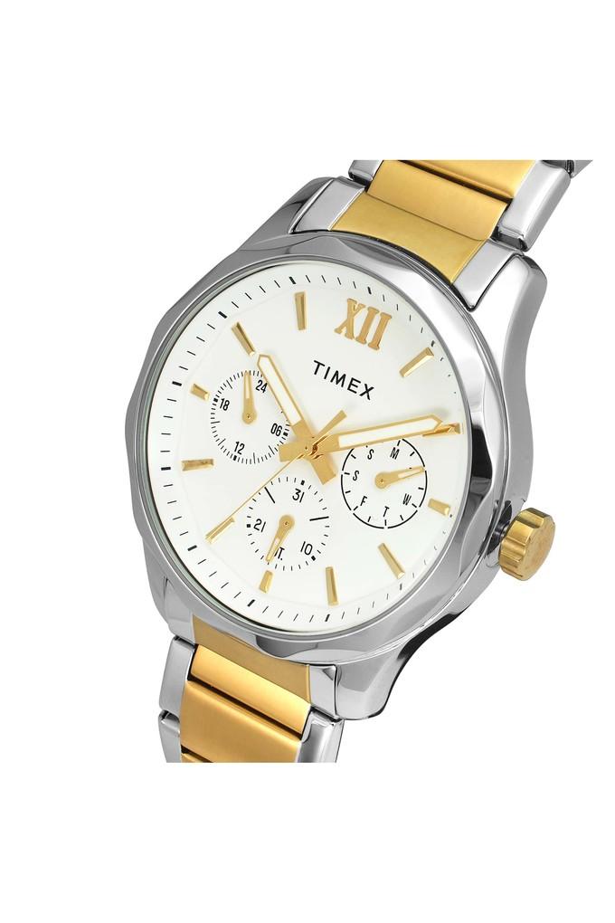 Buy TIMEX Mens 44 mm White Dial Stainless Steel Digital Watch