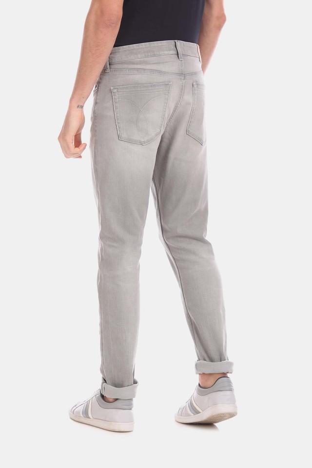 Calvin klein men's outlet jeans grey