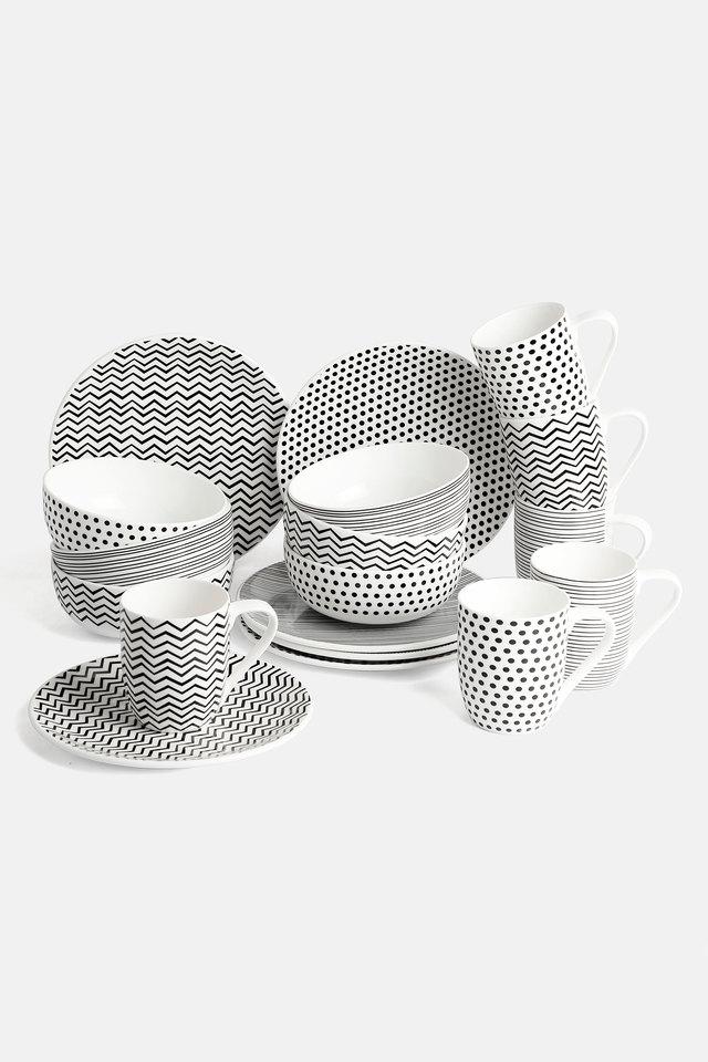 IVY -  Black & White Dinner Sets - Main