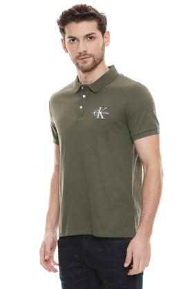 CALVIN KLEIN JEANS - Green T-Shirts & Polos - 1