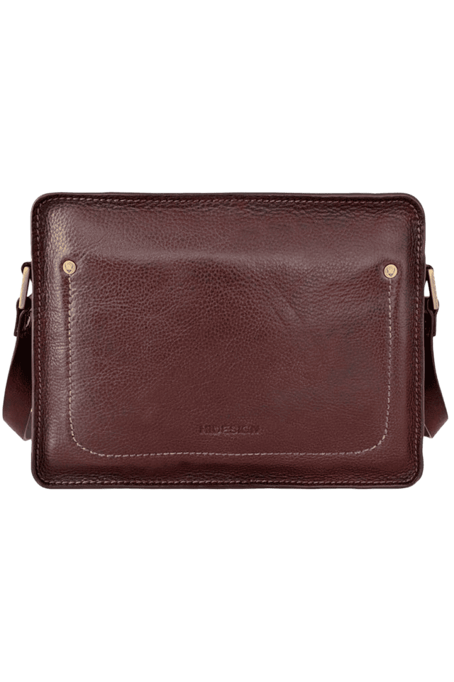 Buy HIDESIGN Brown Mens Giles Leather Sling Bag Shoppers Stop