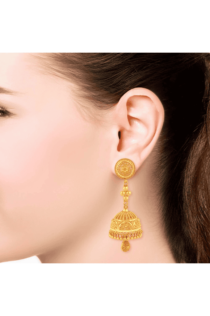 Malabar gold jhumka on sale earrings