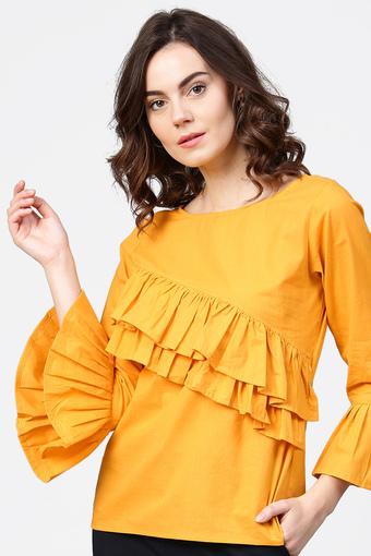 yellow cotton top