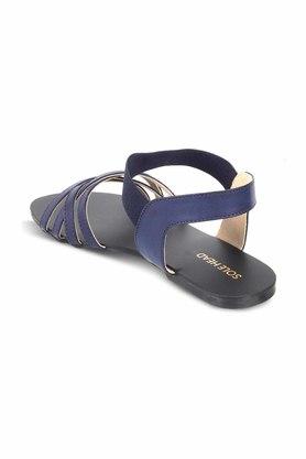 Buy SOLE HEAD Blue Womens Synthetic Blue Flat Sandals Shoppers Stop