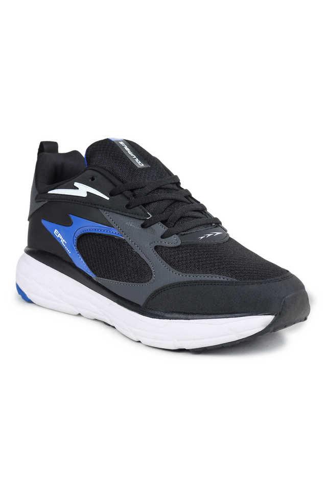 Buy COLUMBUS Black Mesh Lace Up Men s Sports Shoes Shoppers Stop