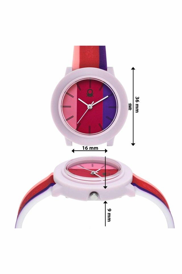 Buy UNITED COLORS OF BENETTON Womens 36 mm Multi Color Dial Silicone Analogue Watch UWUCL0401 Shoppers Stop