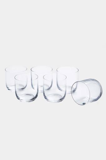 Buy Fern Solid Crystaline Set Of 6 Whiskey Glass Hour 400 Ml Shoppers Stop