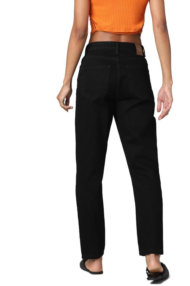 Buy ONLY High Rise Cotton Regular Fit Women's Jeans Shoppers Stop