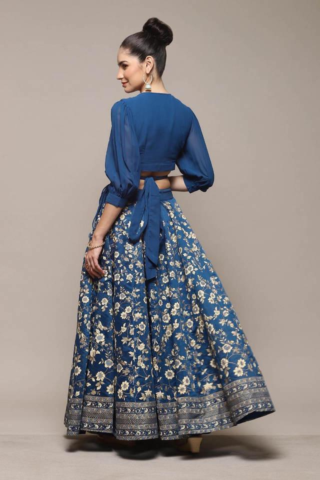 Crop Top Lehengas | Crop Top Lehenga with Dupatta Online | Rangoli