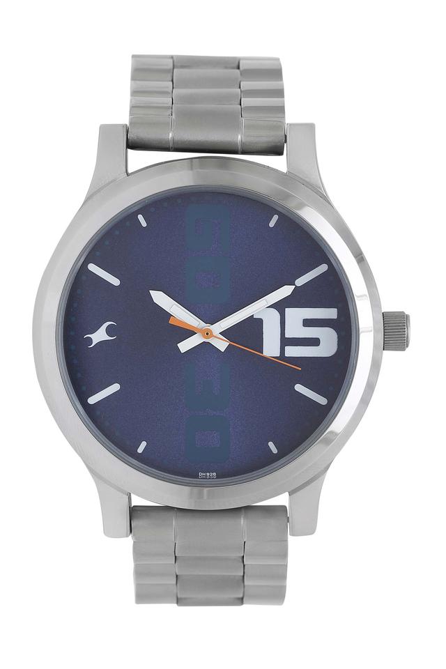 Buy FASTRACK Mens Blue Dial Stainless Steel Analogue Watch