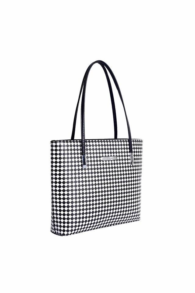 LINO PERROS -  Black & White Tote - Main