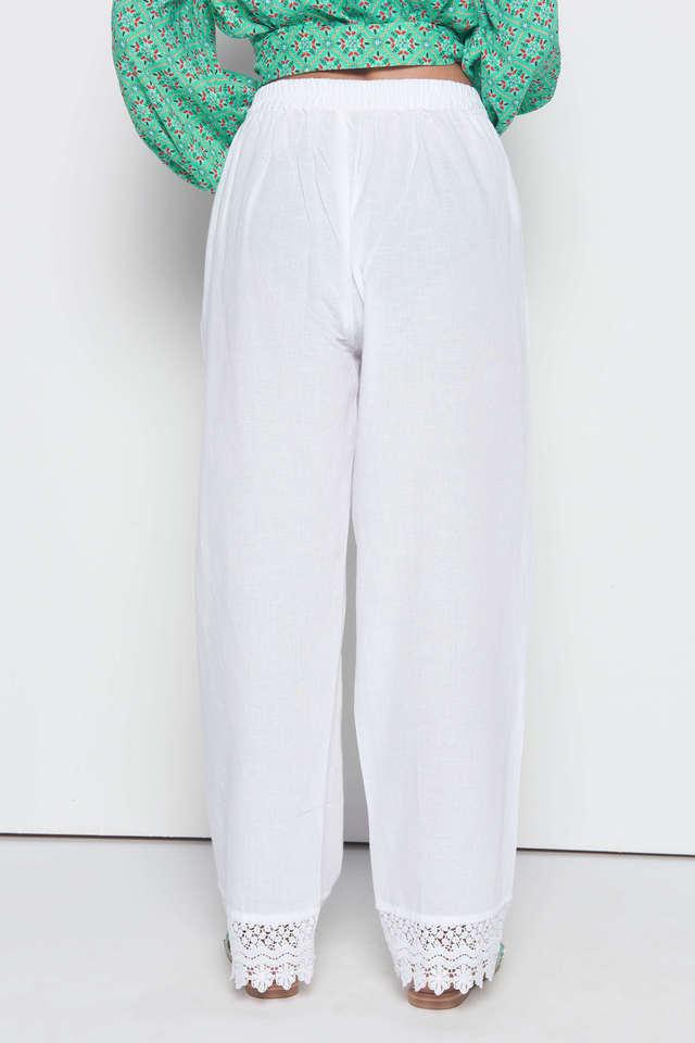 Buy White Pants for Women by Ranna Gill Online | Ajio.com