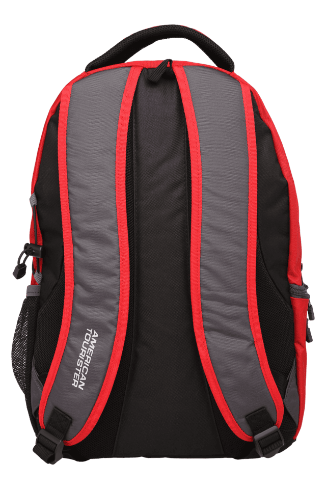 Buy AMERICAN TOURISTER Grey Unisex 3 Compartment Zipper Closure Laptop Backpack Shoppers Stop