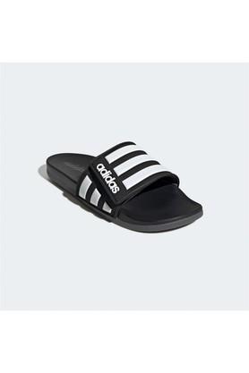 Adidas black comfort online slides