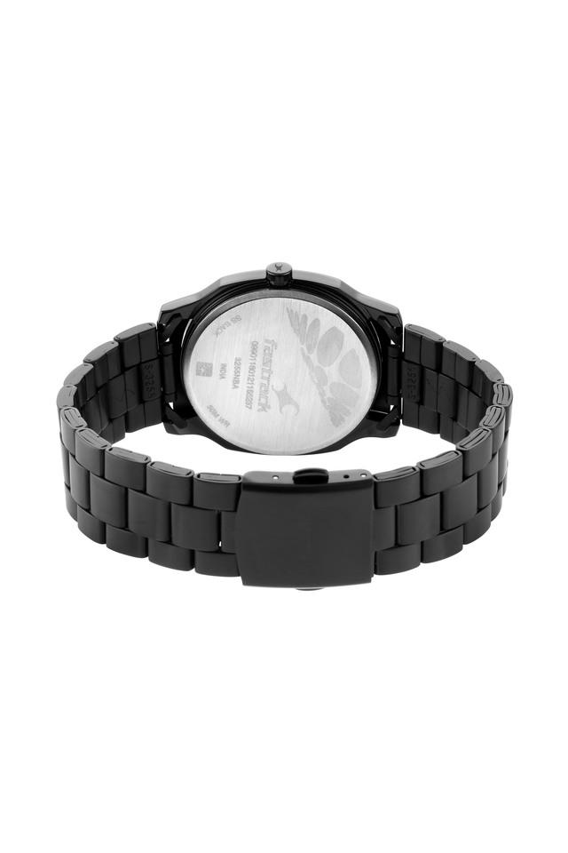 Buy FASTRACK Mens 40 49 mm Minimals Black Dial Metal Analog Watch 3255NM01 Shoppers Stop