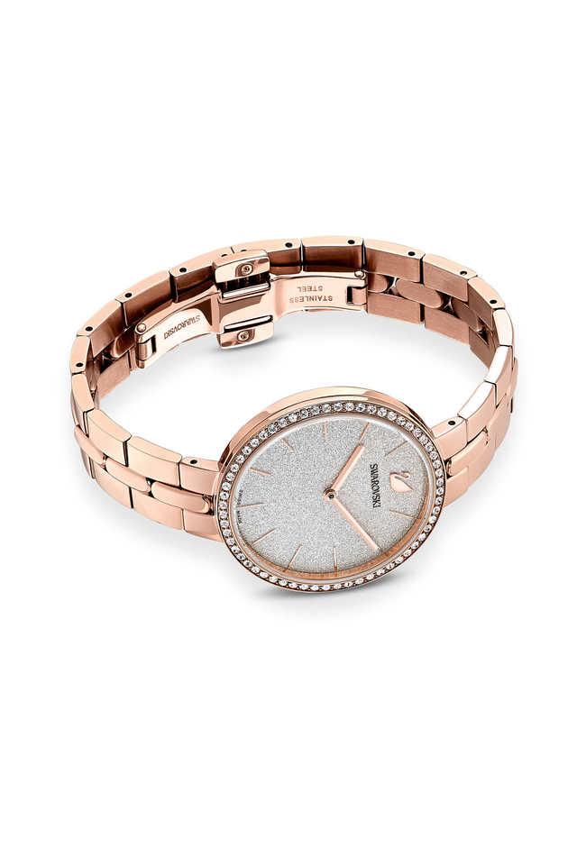 Swarovski Cosmopolitan Watch Swiss Made Metal Bracelet Pink Rose Gold Tone  Finish | SWAROVSKI | Brands | Skysales SA Site