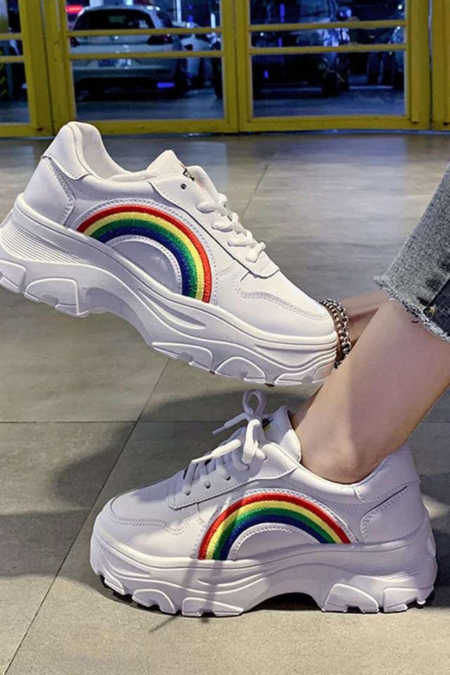 Girls colorful sale sneakers