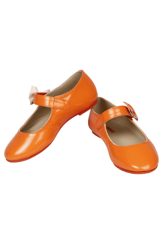 Buy BEANZ Orange Girls Casual Velcro Closure Fancy Ballerina Shoe