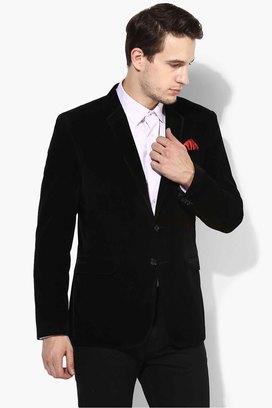 Black velvet coat discount mens