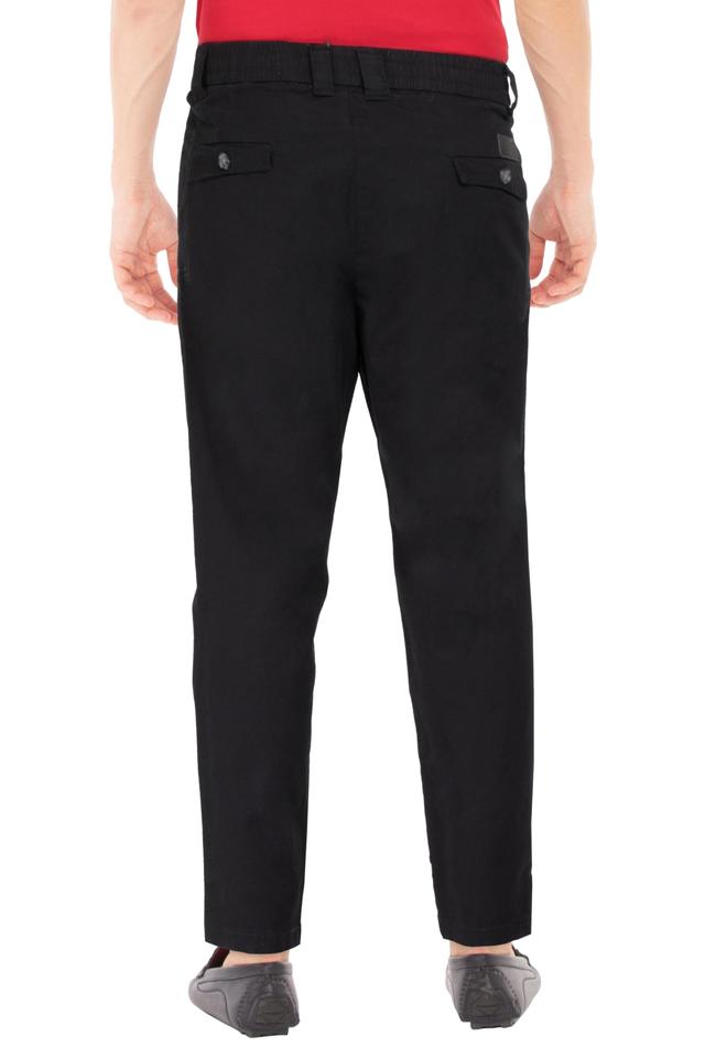 LIFE -  Black Casual Trousers - Main