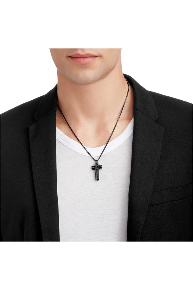 Buy SWAROVSKI undefined Bengal Cross Pendant Shoppers Stop