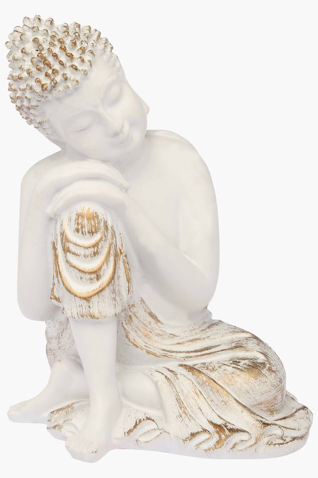 White deals buddha statue