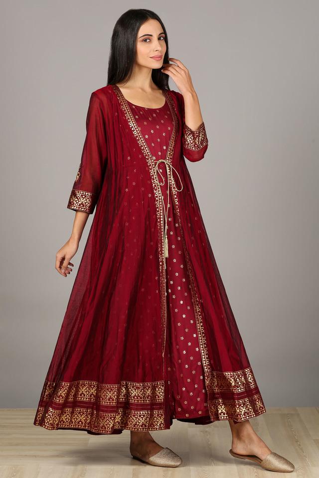 KASHISH -  Maroon Kurtas - Main