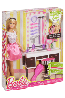 Barbie beauty best sale salon set