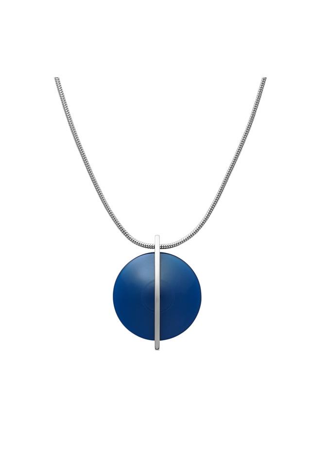 Skagen blue sea store glass necklace