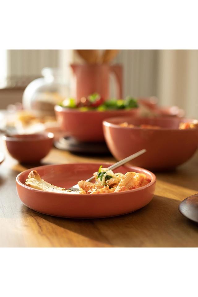 Buy ELLEMENTRY Rustic Reef Ceramic Pasta Bowl Shoppers Stop