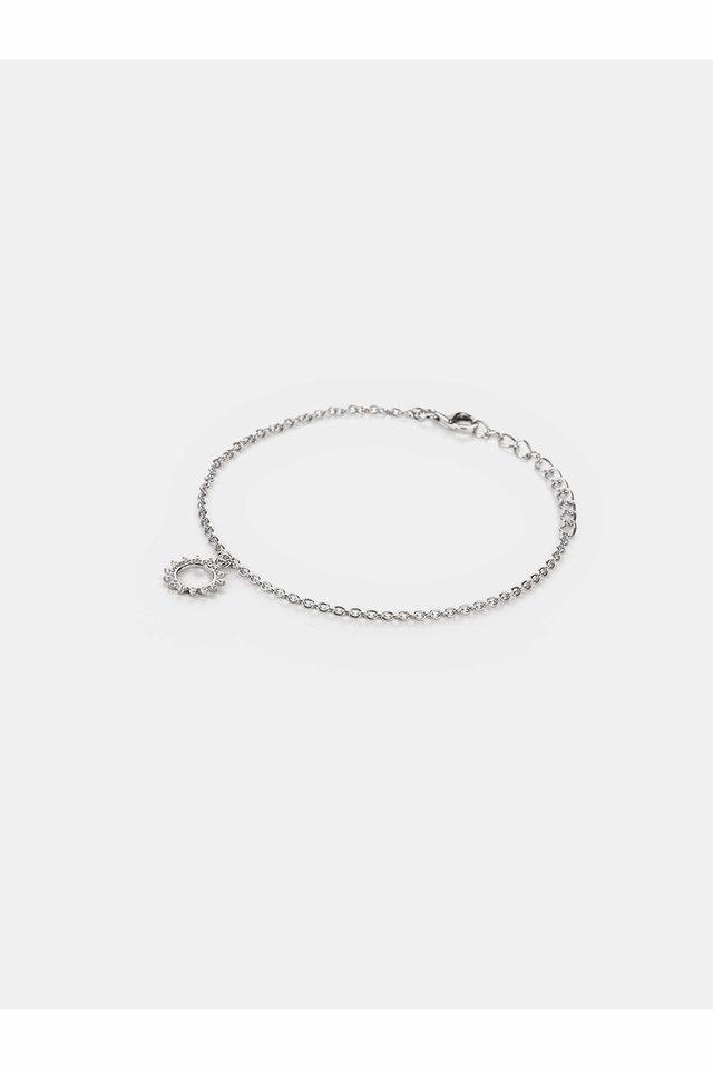 Bright As Your Smile Circle Bracelet In 925 Silver