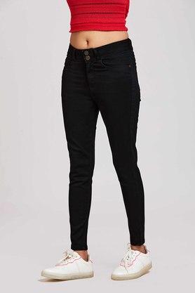 Buy JEALOUS 21 Black Super Skinny Fit Ankle Length Denim Womens