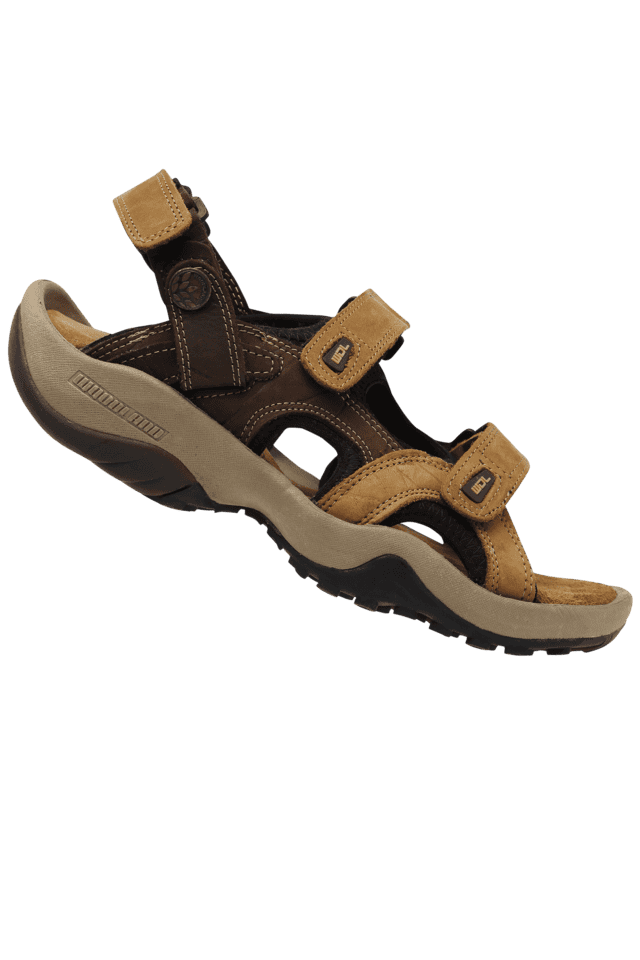 Woodland CAMEL floater sandals