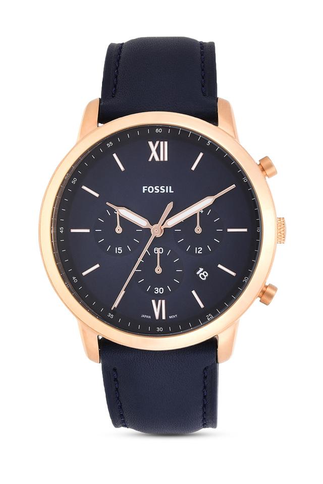 Fossil navy blue mens on sale watch