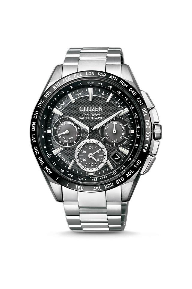 Buy CITIZEN Mens Satellite Wave GPS F900 Black Dial Super Titanium Analogue Watch CC9015 54E Shoppers Stop