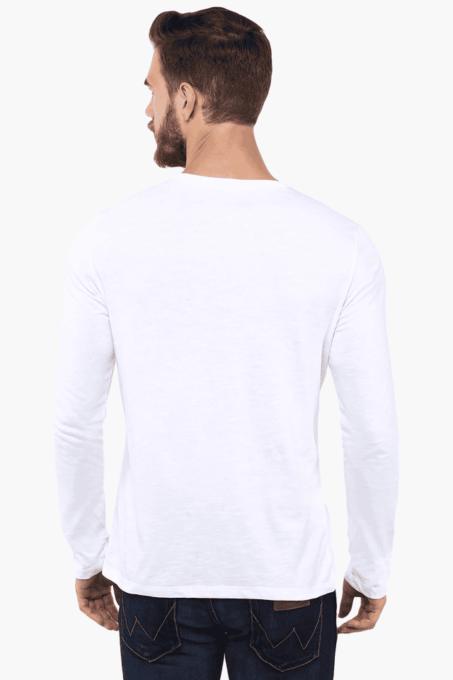 Long Fit T-shirt - White - Men