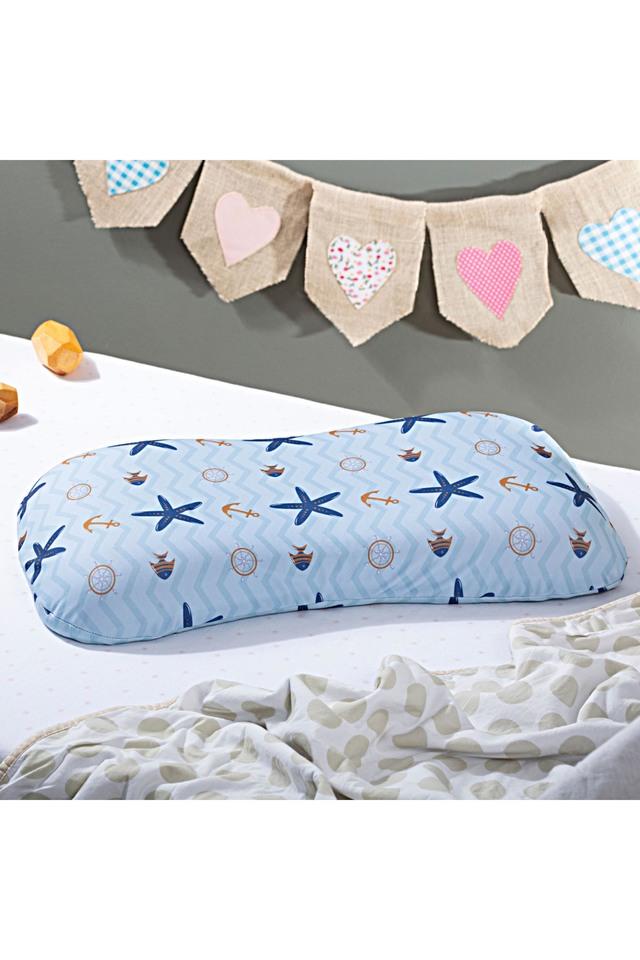 Buy The White Willow Blue Semi Circle Memory Foam Baby Head Shaping Pillow  (0-12 M) Online at Best Prices in India - JioMart.