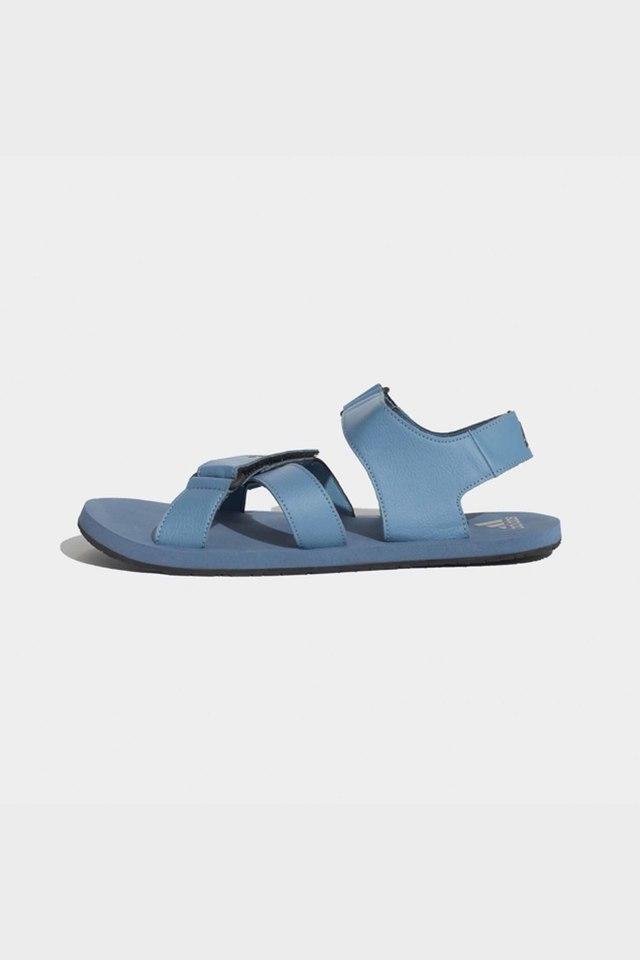 Blue discount leather sandals