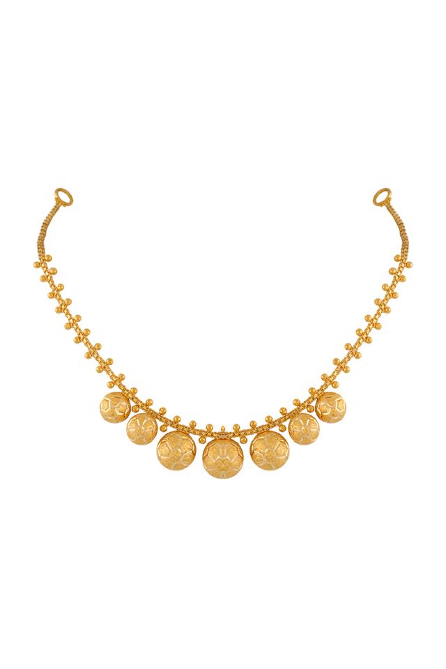 Traditional Royal Gold Plated Pearl Double Necklace Set for Women and Girls  Look Ethnic