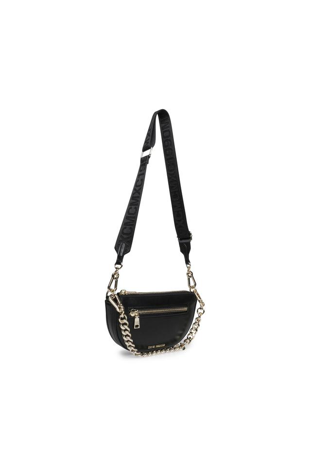 Steve Madden Bcobraa chain crossbody bag in black