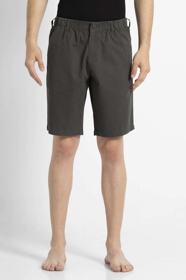 Buy JOCKEY Multi Solid Cotton Men s Shorts Shoppers Stop