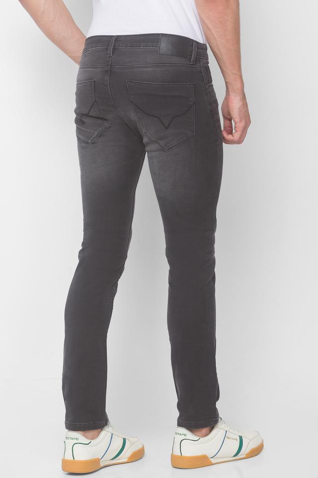 Buy PEPE Denim Black Mid Tone Cotton Slim Fit Men's Jeans