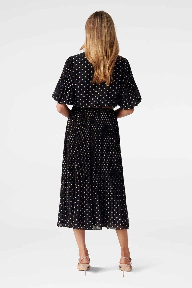 A line polka outlet dot dress