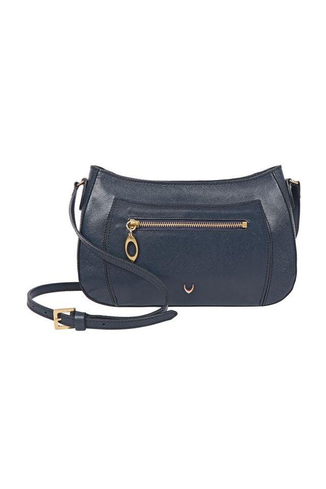 hidesign blue handbag