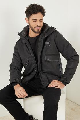 Men's field cheap jacket with hood