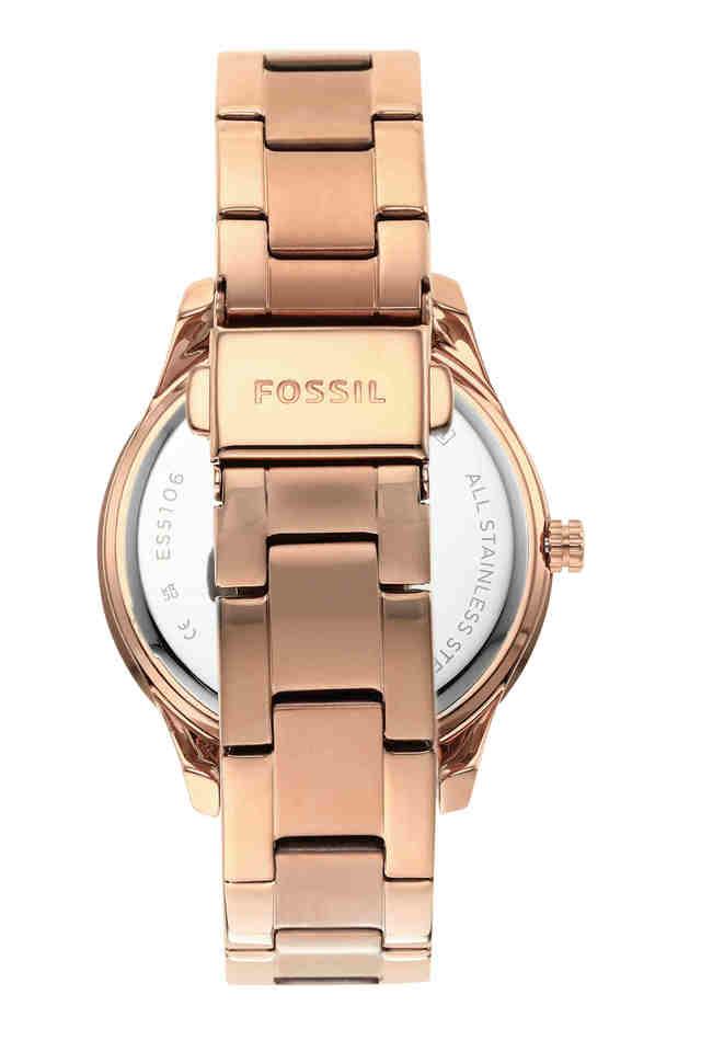 Fossil rose gold hot sale watches for ladies